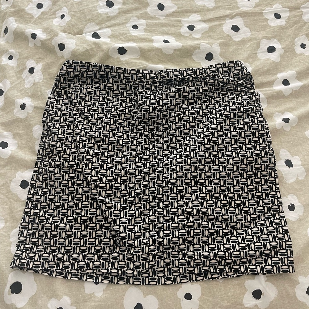 Black and white skirt